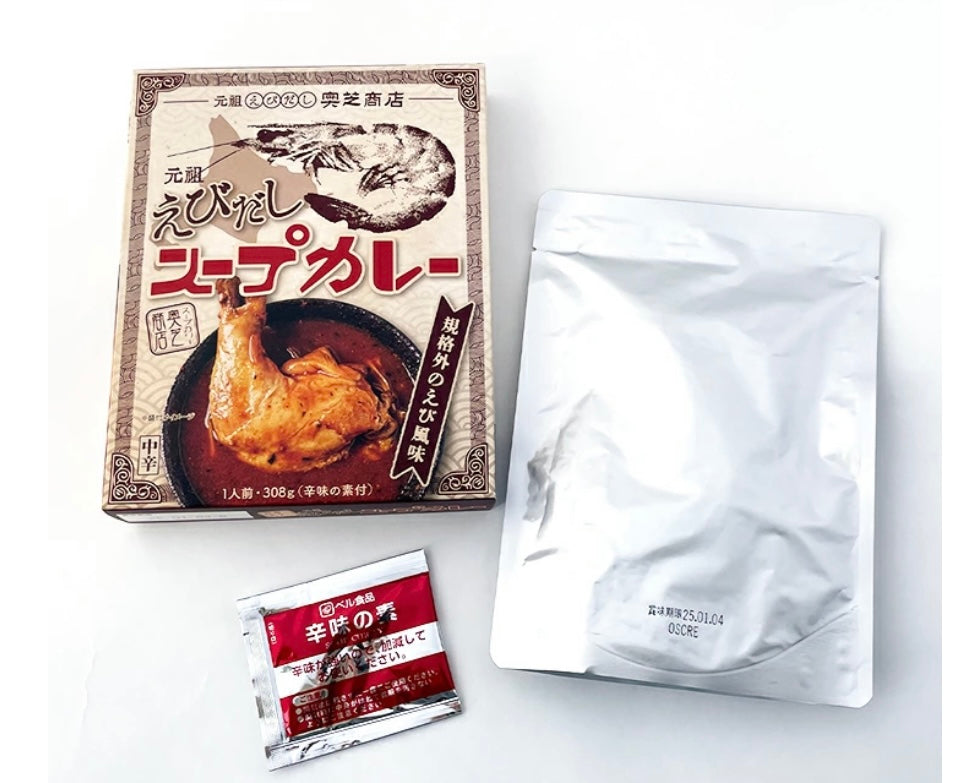 奥芝商店 鮮蝦味湯底 雞肉湯咖哩 1人份 300g【常溫品】